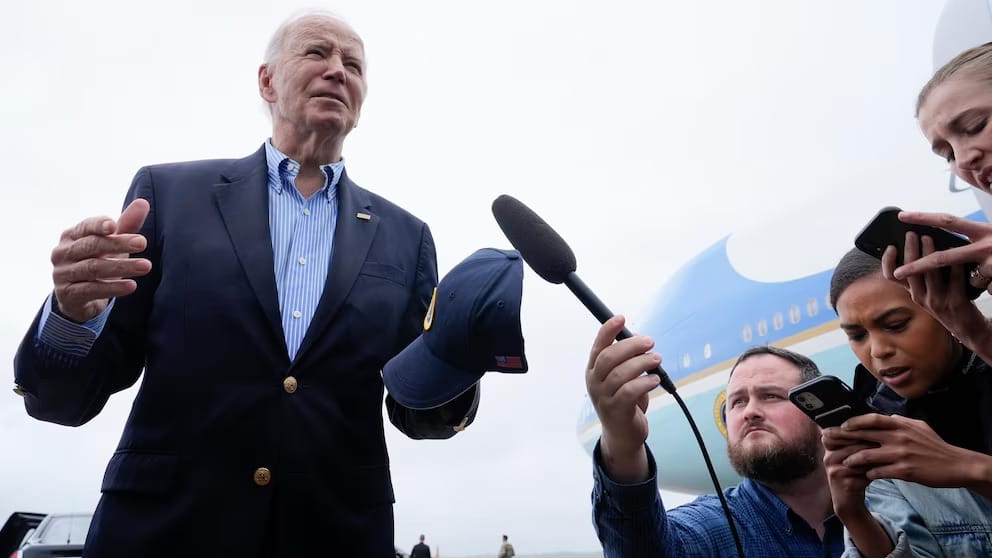 President joe Biden support Israeli strikes