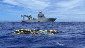 A Royal New Zealand Navy vessel,