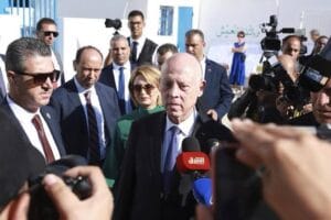 President kais saied secured victory