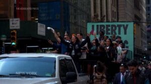 New York leaders celebrate WNBA champions 