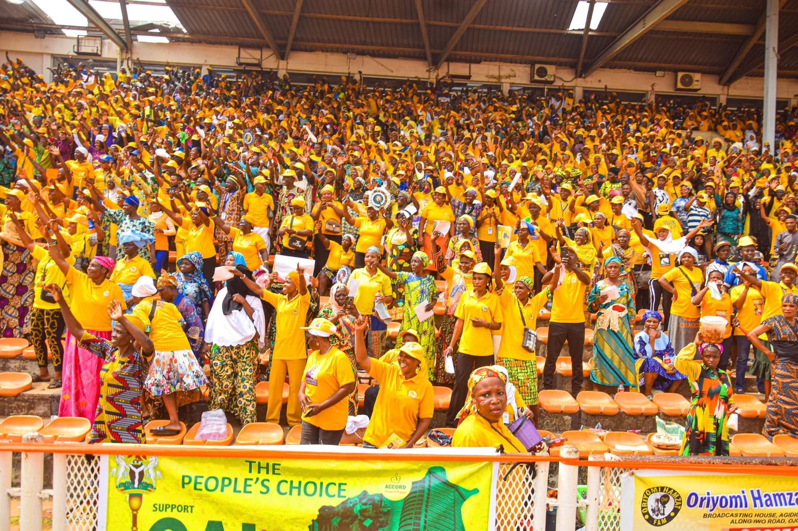 Ibadan Rally Ibadan rally signals political earthquake as broadcaster Oriyomi Hamzat ...